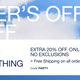 Up to 50% off everything | GAP
Extra 20% off, plus free shipping | GAP | Use code PARTY